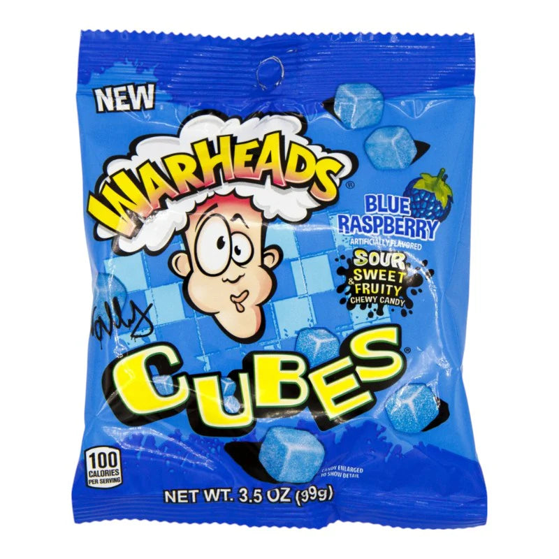 Warheads Cubes – Blue Raspberry 99 g (EU)