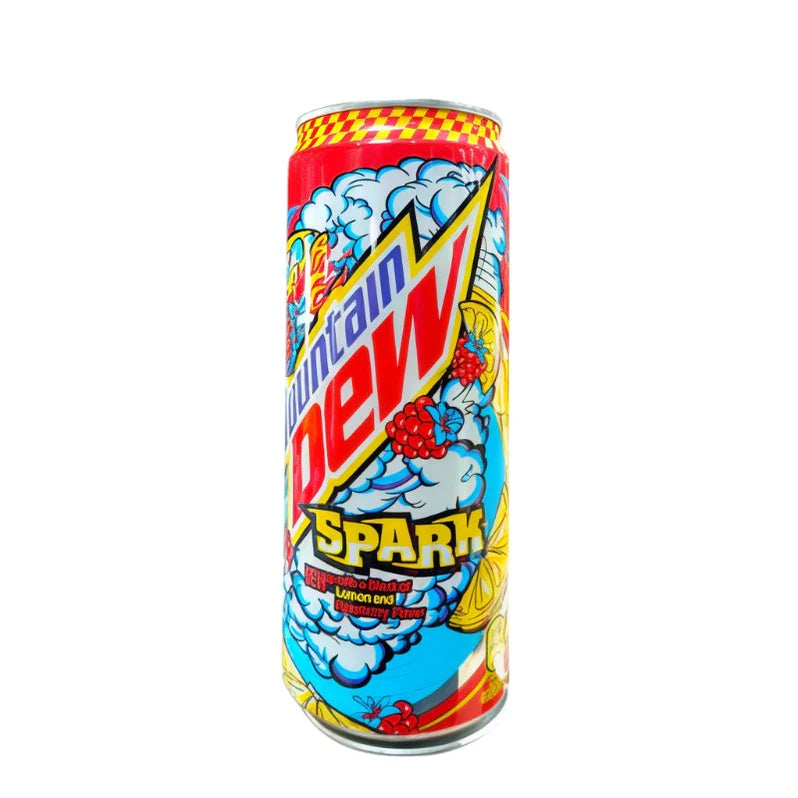 MOUNTAIN DEW 330 ML SPARK LEMON AND RASPBERRY