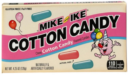 MIKE & IKE 120 GR COTTON CANDY