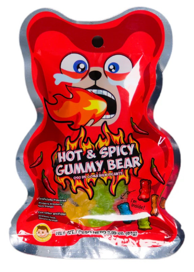 POCAS 84 GR HOT & SPICY GUMMY BEAR