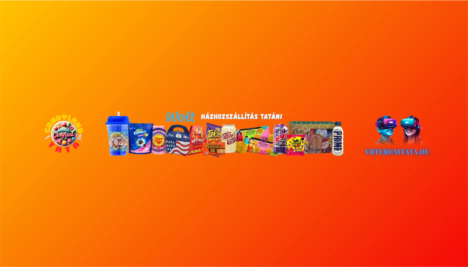 Candyland Tata import édességek, italok és snackek válogatás