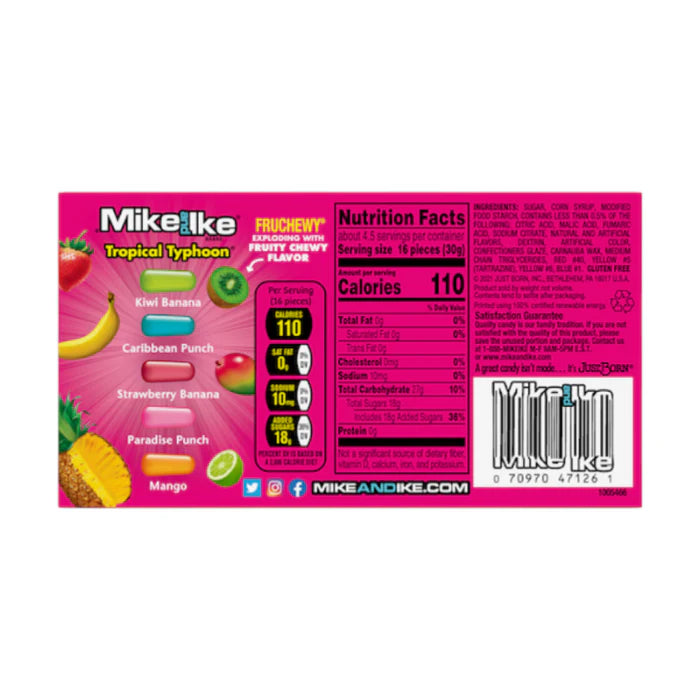 Mike & Ike Tropical Typhoon Theater Box 120 g