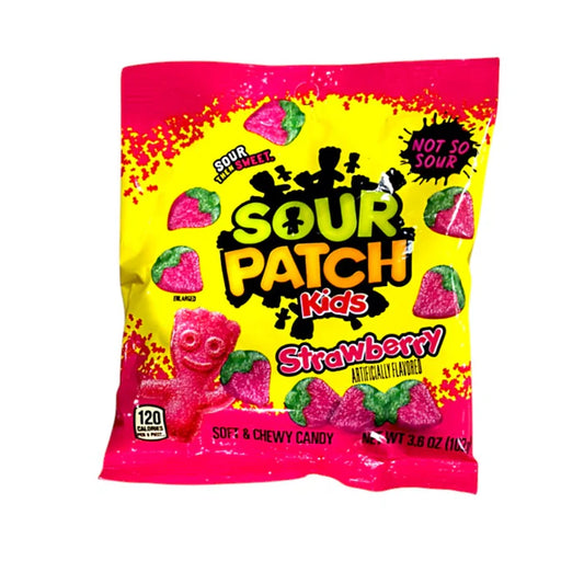 CANDY SOUR PATCH KIDS 102 GR STRAWBERRY