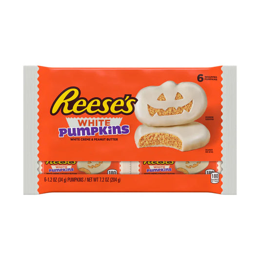 REESES 34 GR WHITE PUMPKINS HALLOWEEN