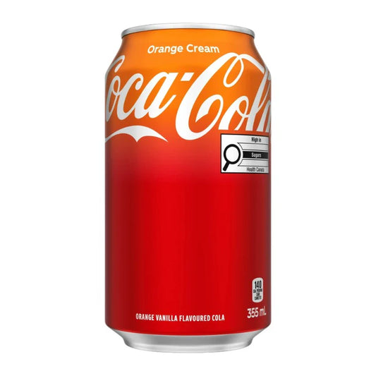 COCA COLA 355 ML ORANGE CREAM