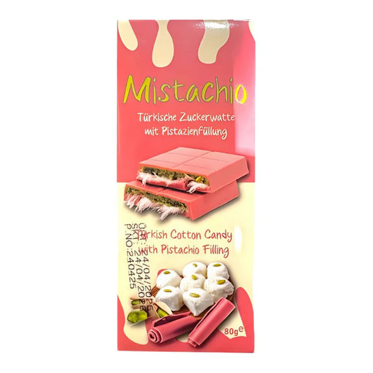 ANGEL HAIR MISTACHIO 12 x 80 GR PINK TURKISH COTTON CANDY PISTACHIO CREAM