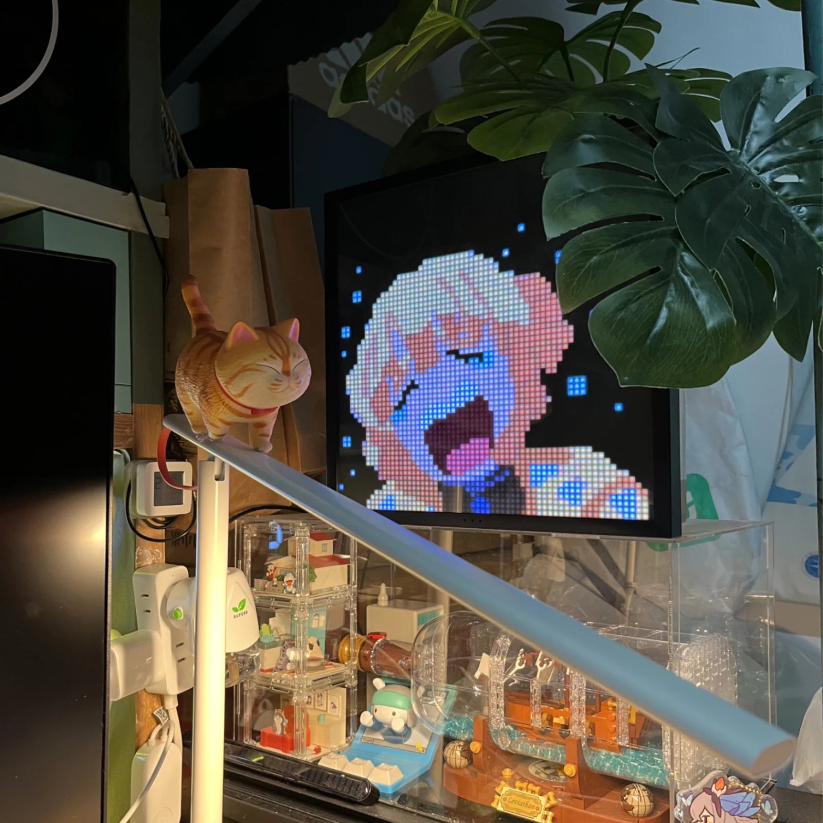 Divoom Pixoo64Ⅱ 64X64 Pixel Art LED Display Social Media Counter