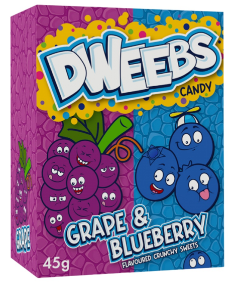 DWEEBS 45 GR GRAPE & BLUEBERRY