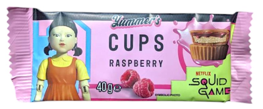 YUMMERS 40 GR SQUID GAME MOGYORÓKRÉMES ÉDESSÉG