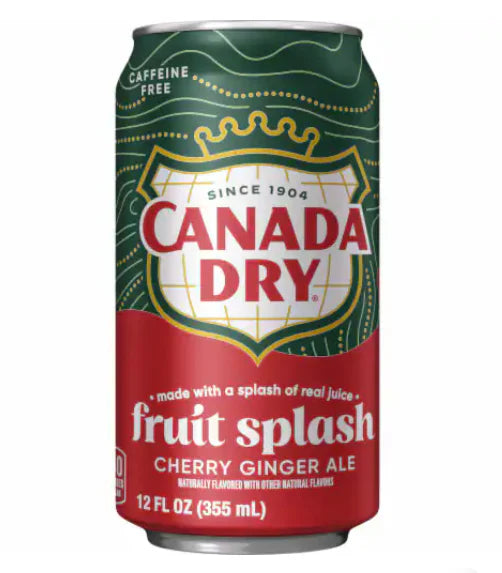 Canada Dry USA Fruit Splash Cherry Ginger Ale