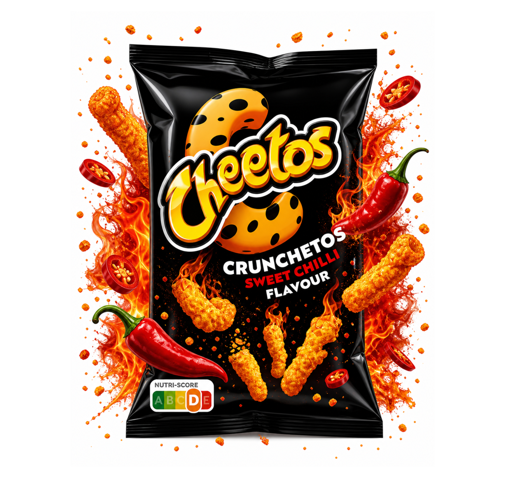Cheetos Crunchetos Sweet Chilli – Édes-csípős ropogós kukoricás snack