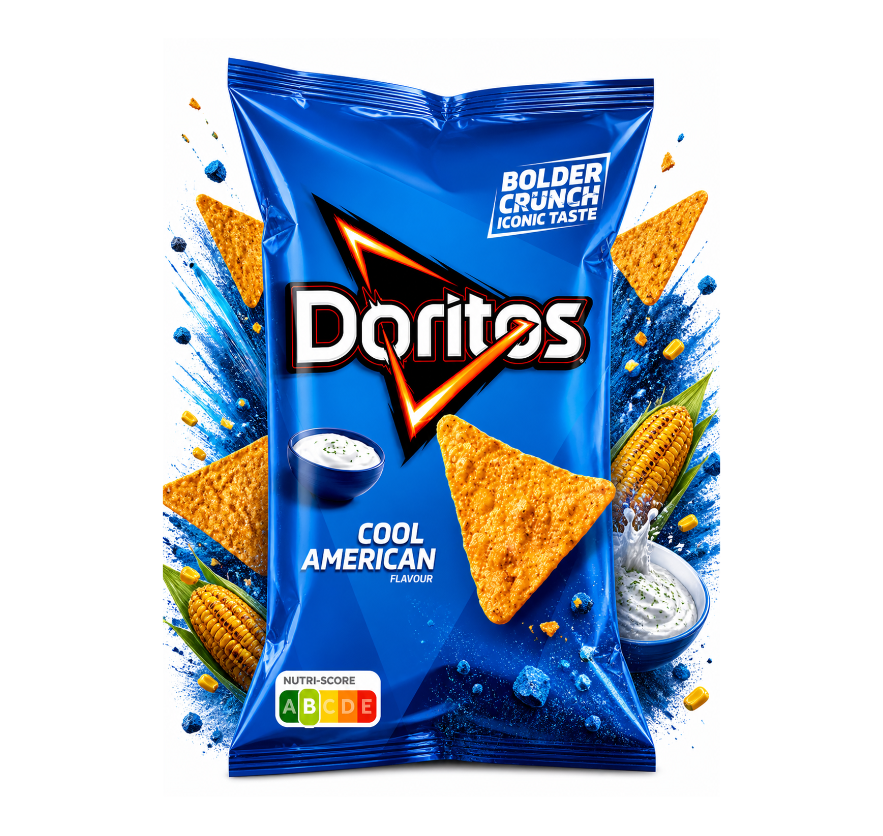 Doritos Cool American – ropogós tortilla chips tejfölös ízzel