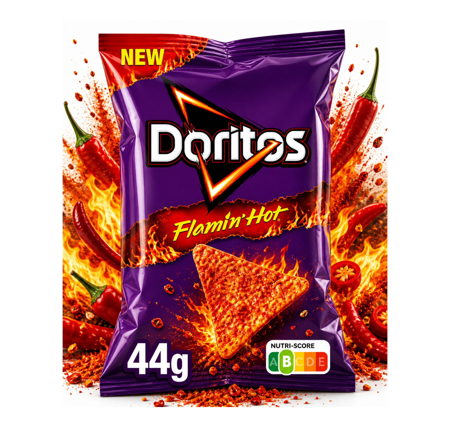 Doritos Flamin’ Hot 44g – Extra csípős tortilla chips