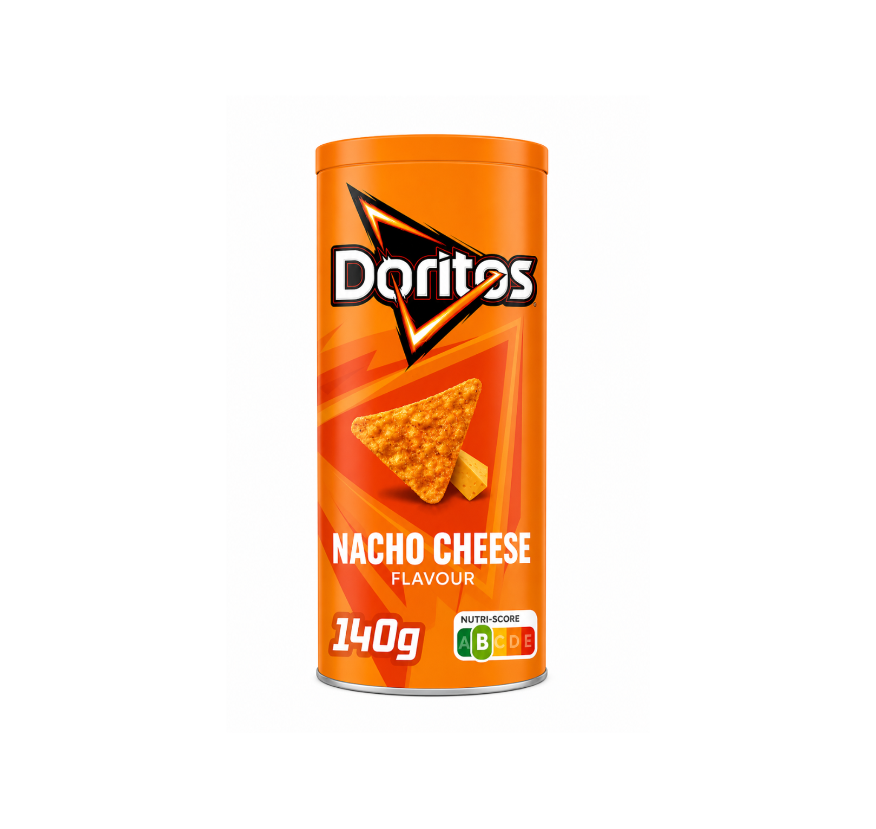Doritos Nacho Cheese Stax 140g – Sajtos tortilla chips hengeres dobozban