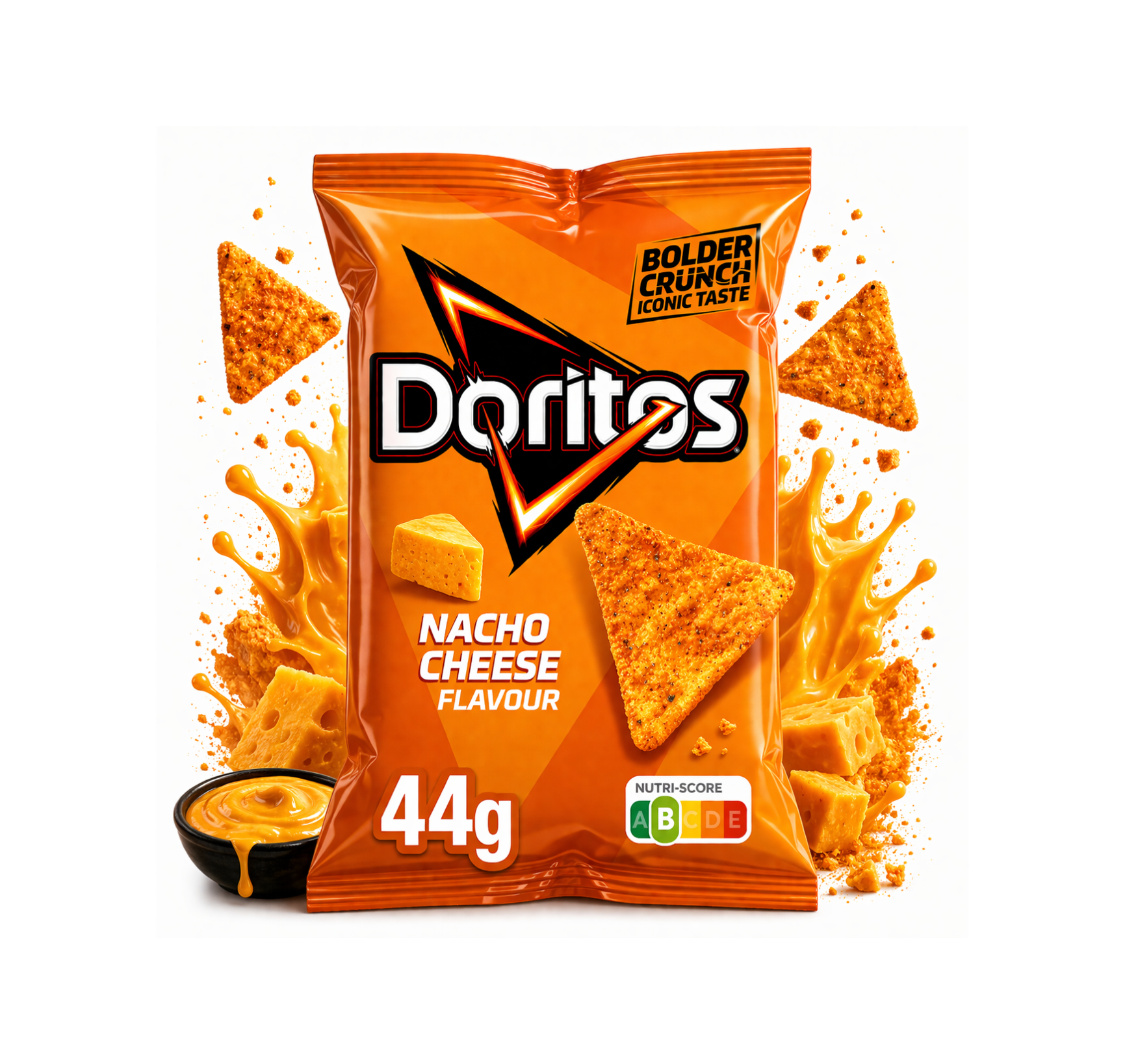 Doritos Nacho Cheese 44g – Sajtos tortilla chips