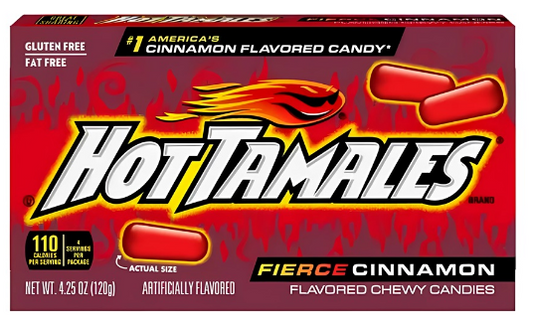 HOT TAMALES 120 GR THEATER BOX