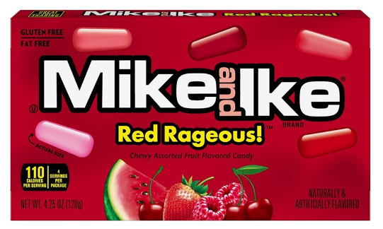 Mike & Ike Red Rageous Theater Box 120 g