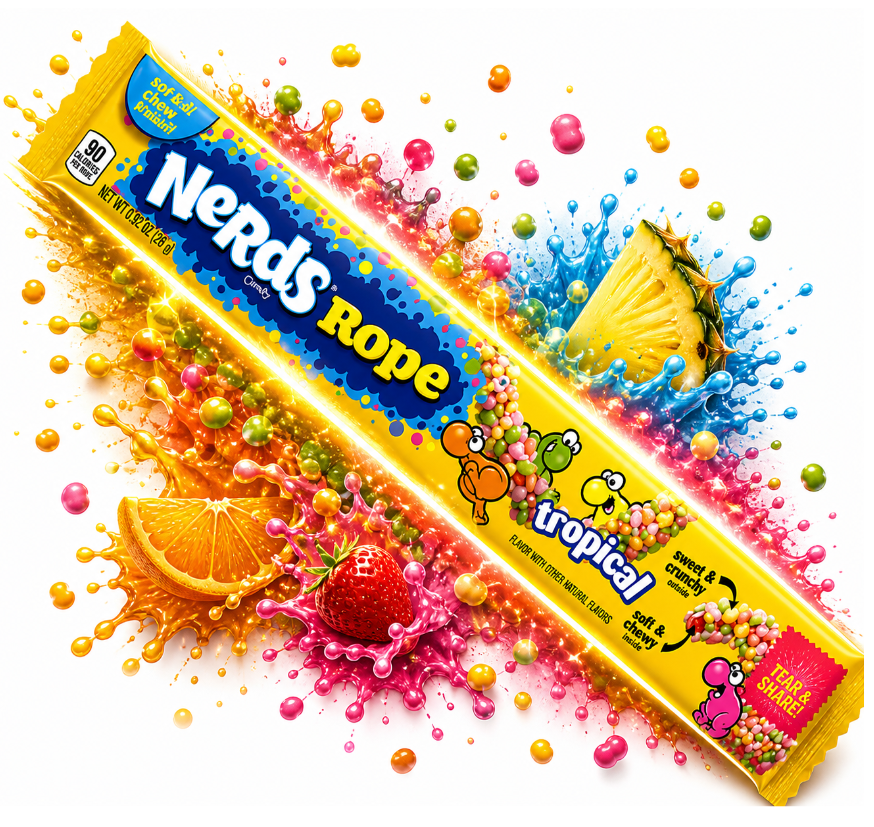 Nerds Rope Tropical 26g