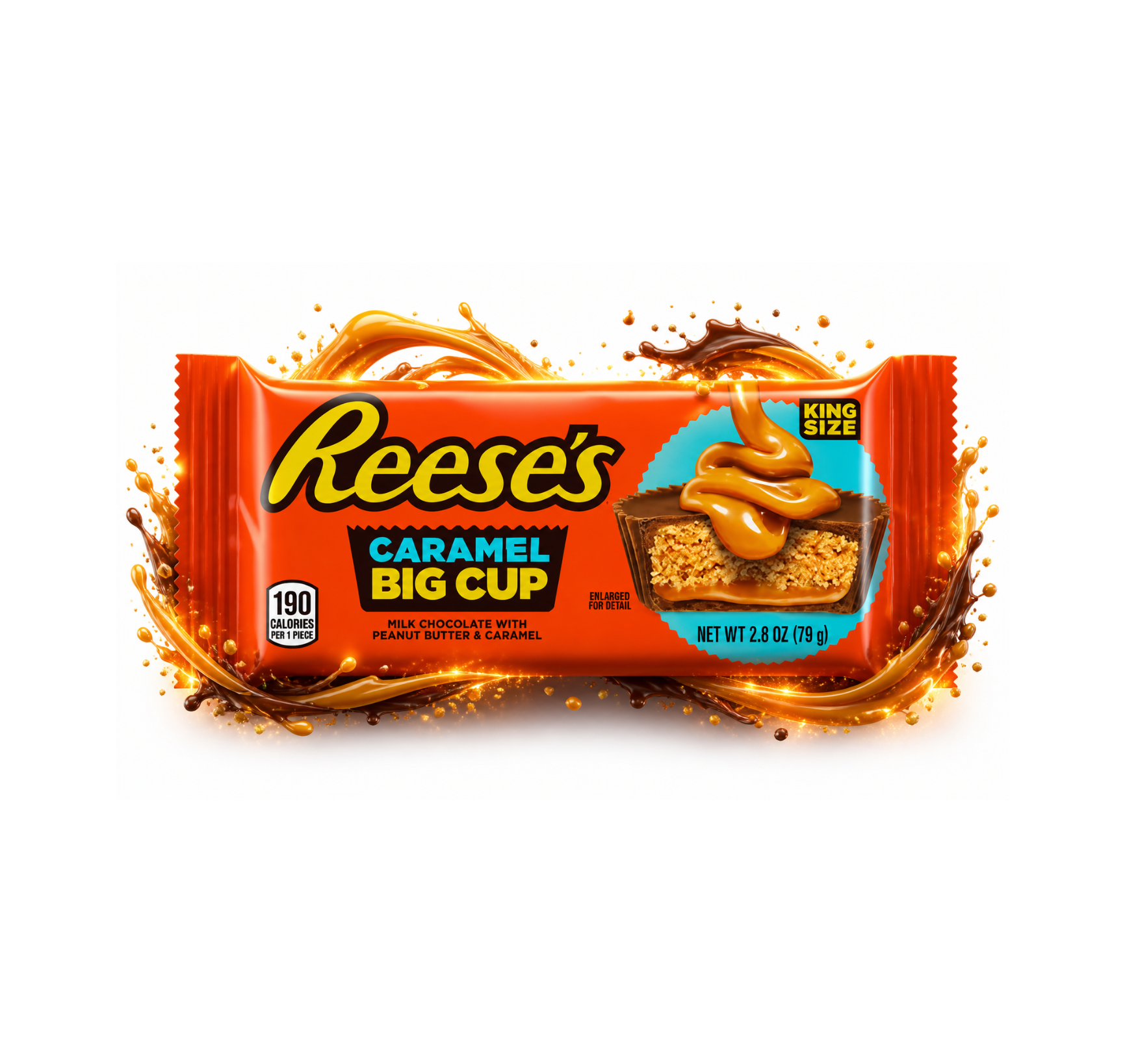 Reese’s Caramel Big Cup 79g – Mogyoróvajas csoki karamell töltettel