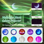 Galaxy Projector gamer szoba hangulatfeny