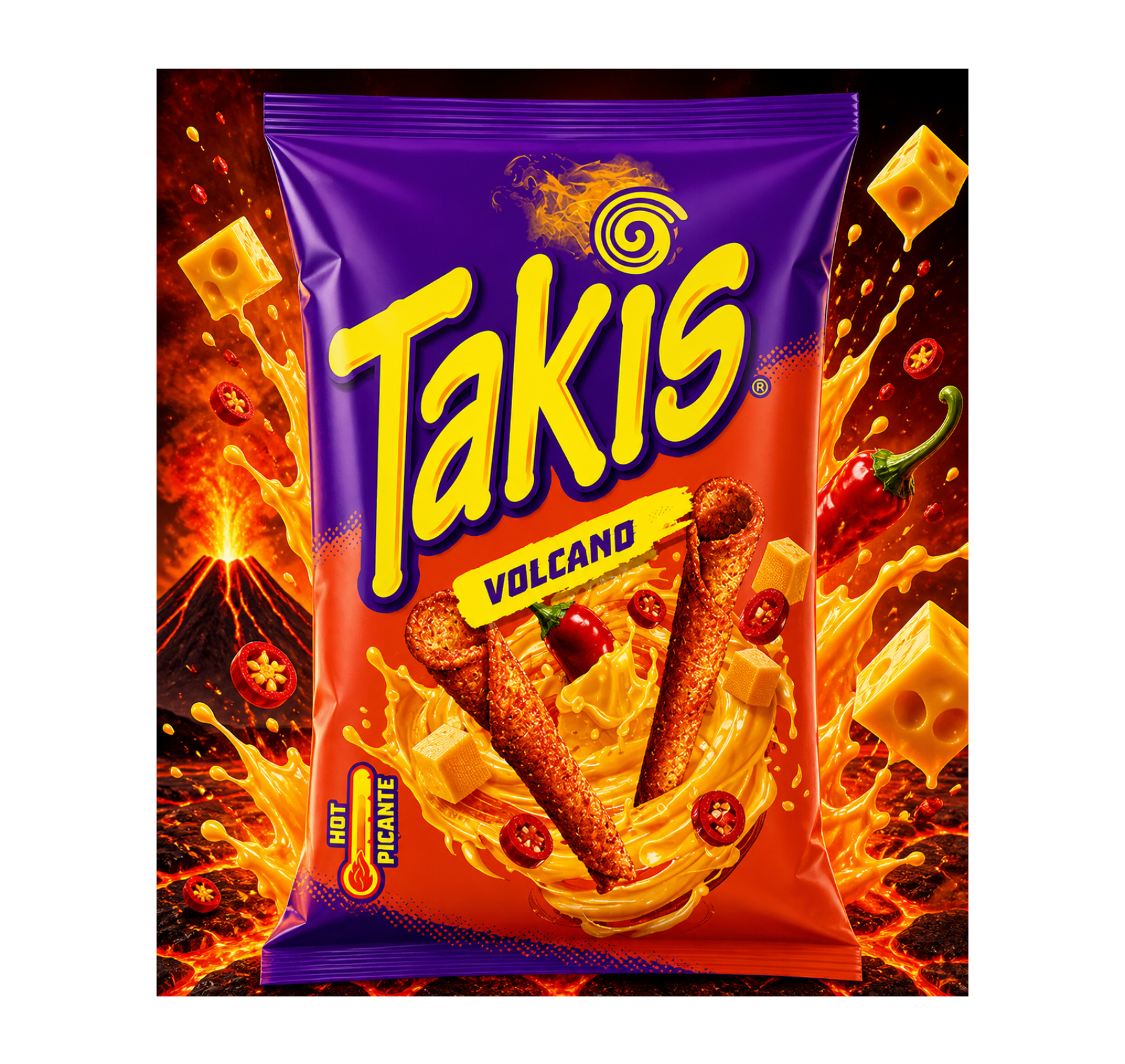 Takis Volcano Tortilla Chips