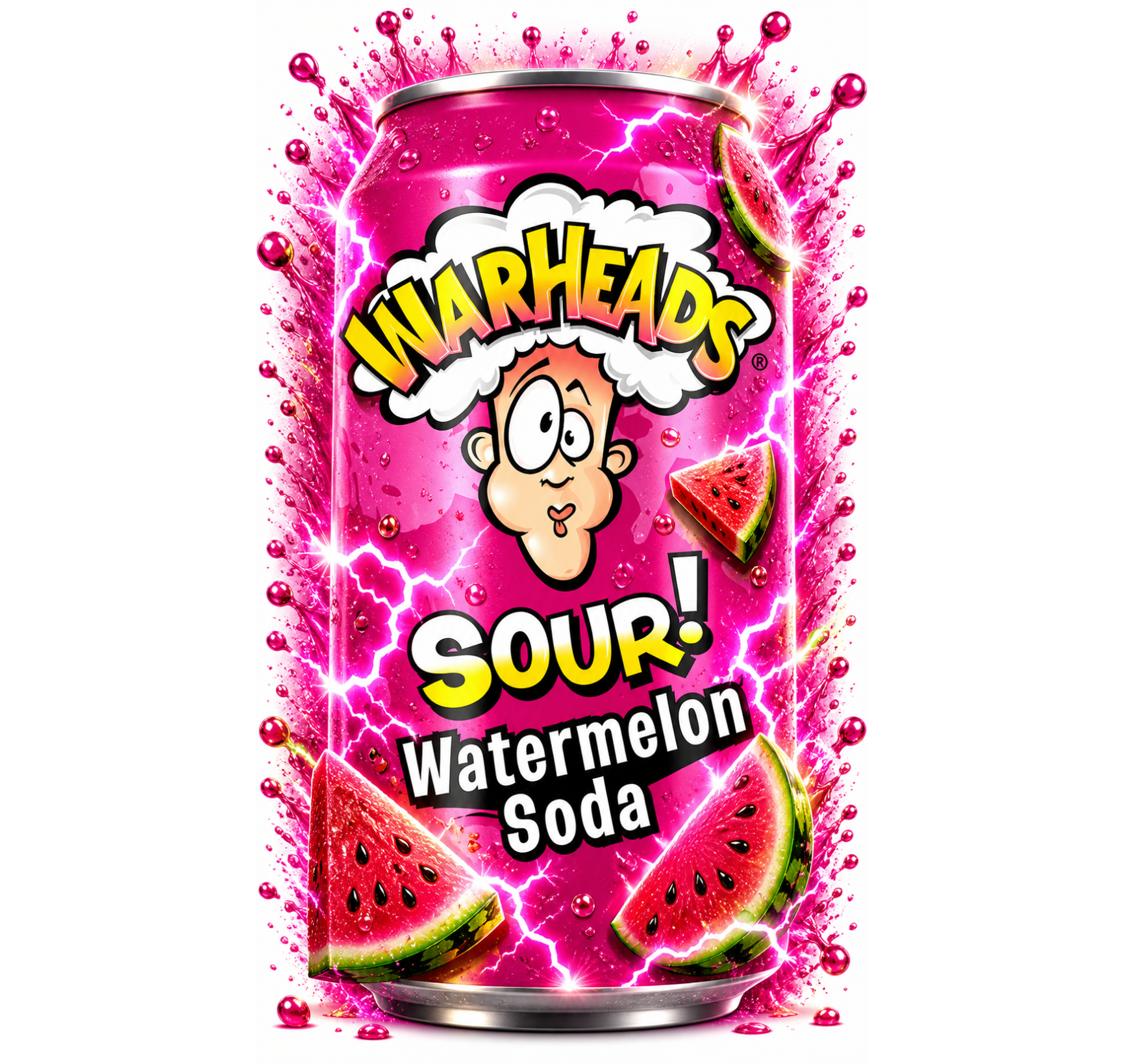 Warheads Soda Watermelon 330ml