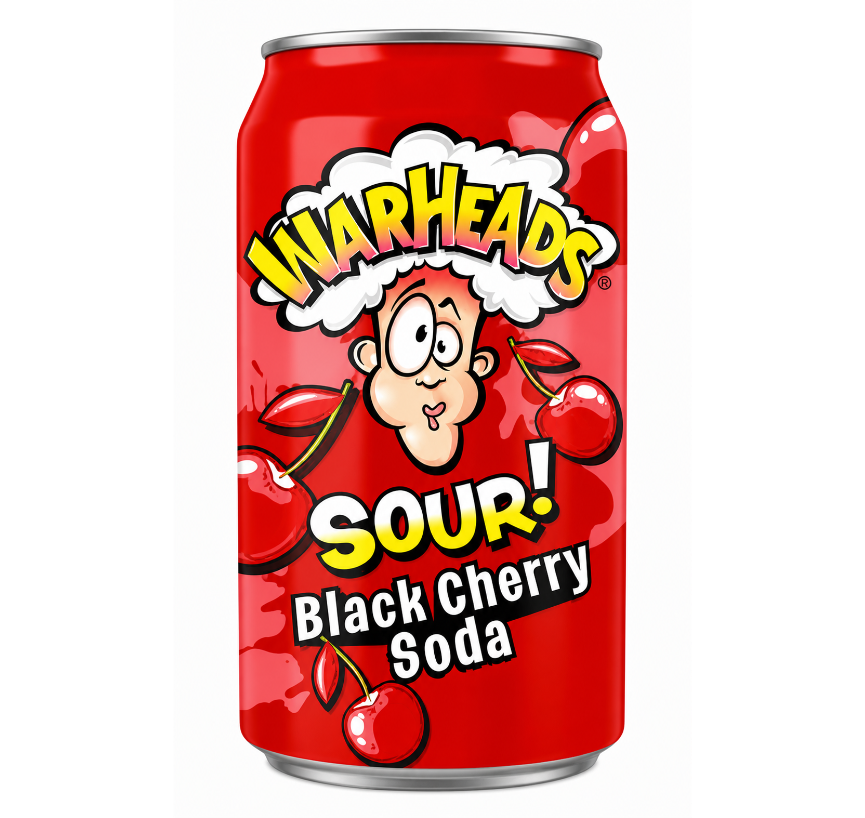 Warheads Soda Black Cherry 330ml