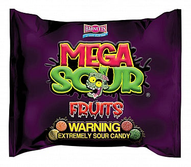 Barnetts Mega Sour Fruits 104g