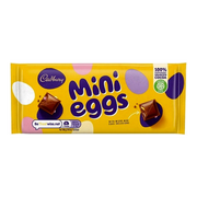 Cadbury Mini Egg Bar 110 g - krémes csokoládé roppanós meglepetéssel import termékfotó Candyland Tata