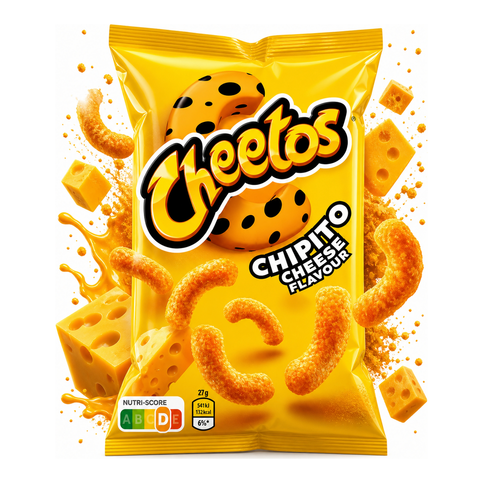 Cheetos Chipito Cheese Flavour - Sajtos kukoricás snack import termékfotó Candyland Tata - 2. kép
