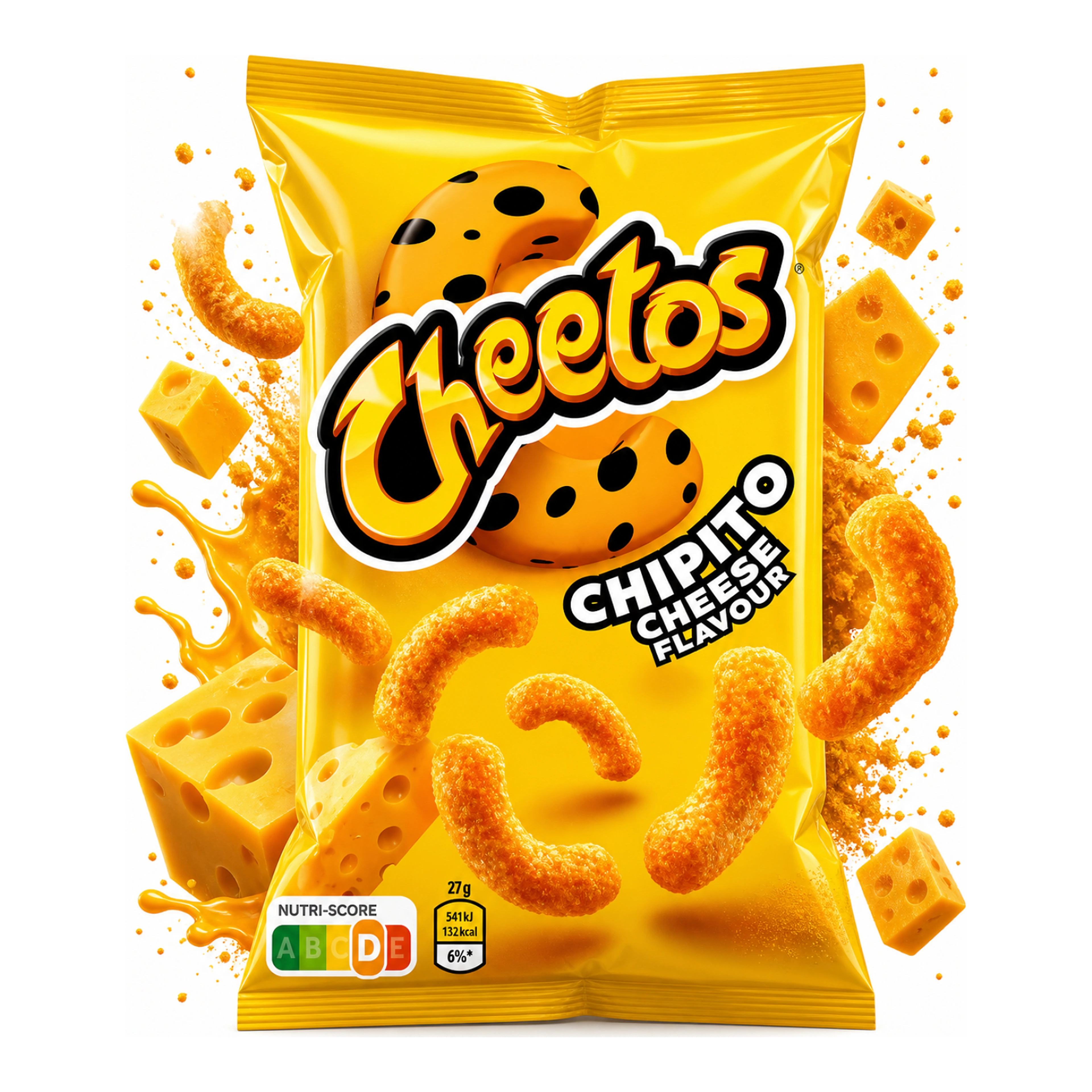 Cheetos Chipito Cheese Flavour - Sajtos kukoricás snack import termékfotó Candyland Tata - 2. kép
