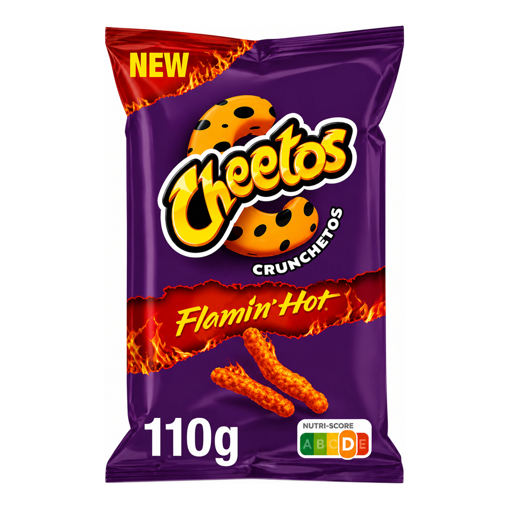 Cheetos Crunchetos Flamin’ Hot 110 g - Extra csípős ropogós kukoricás snack import termékfotó Candyland Tata