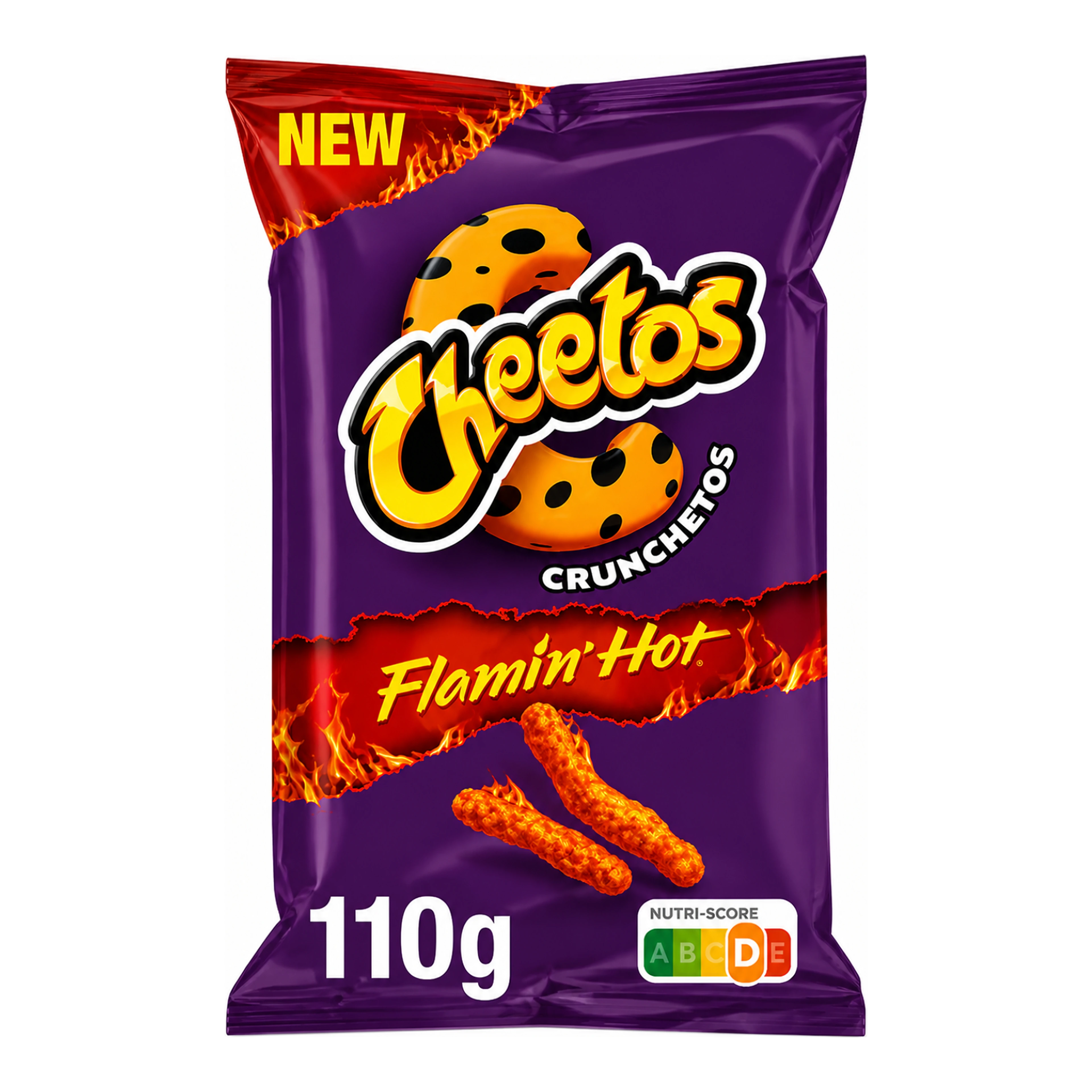 Cheetos Crunchetos Flamin’ Hot 110 g - Extra csípős ropogós kukoricás snack import termékfotó Candyland Tata