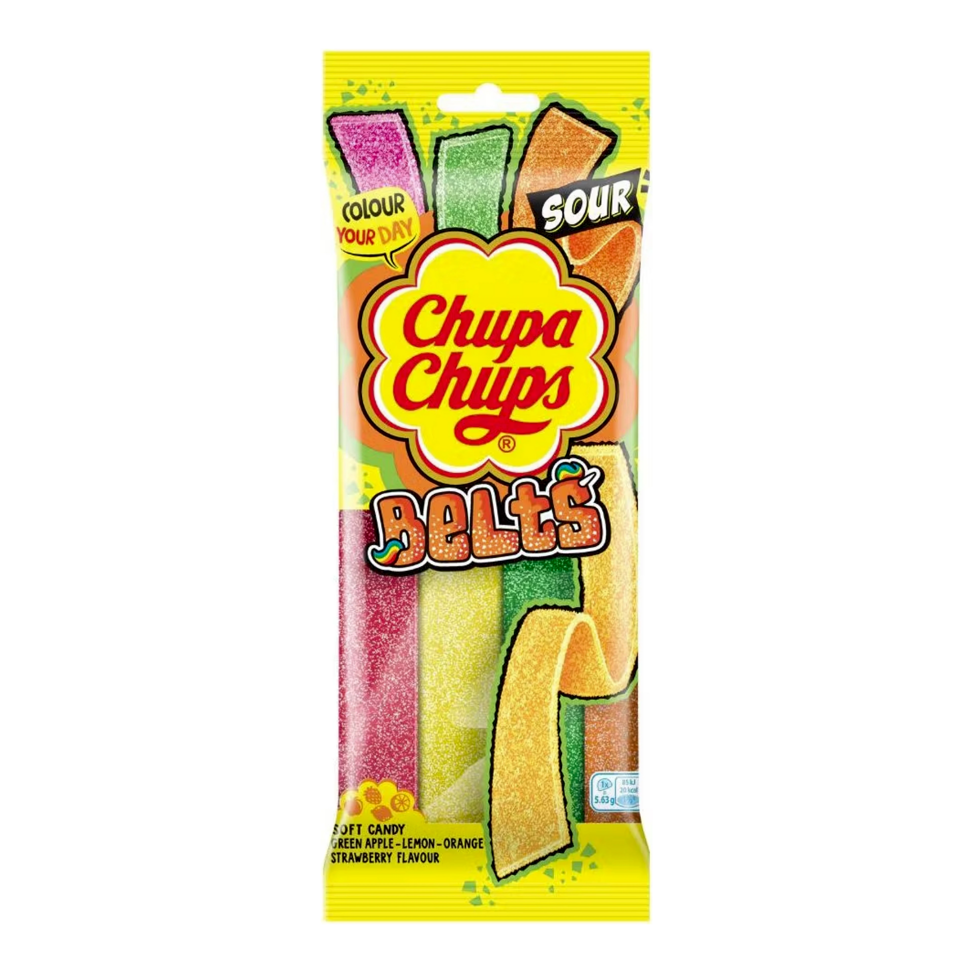 Chupa Chups Sour Belts Mixed 90 g import termékfotó Candyland Tata