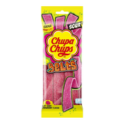 Chupa Chups Sour Belts Strawberry 90 g import termékfotó Candyland Tata
