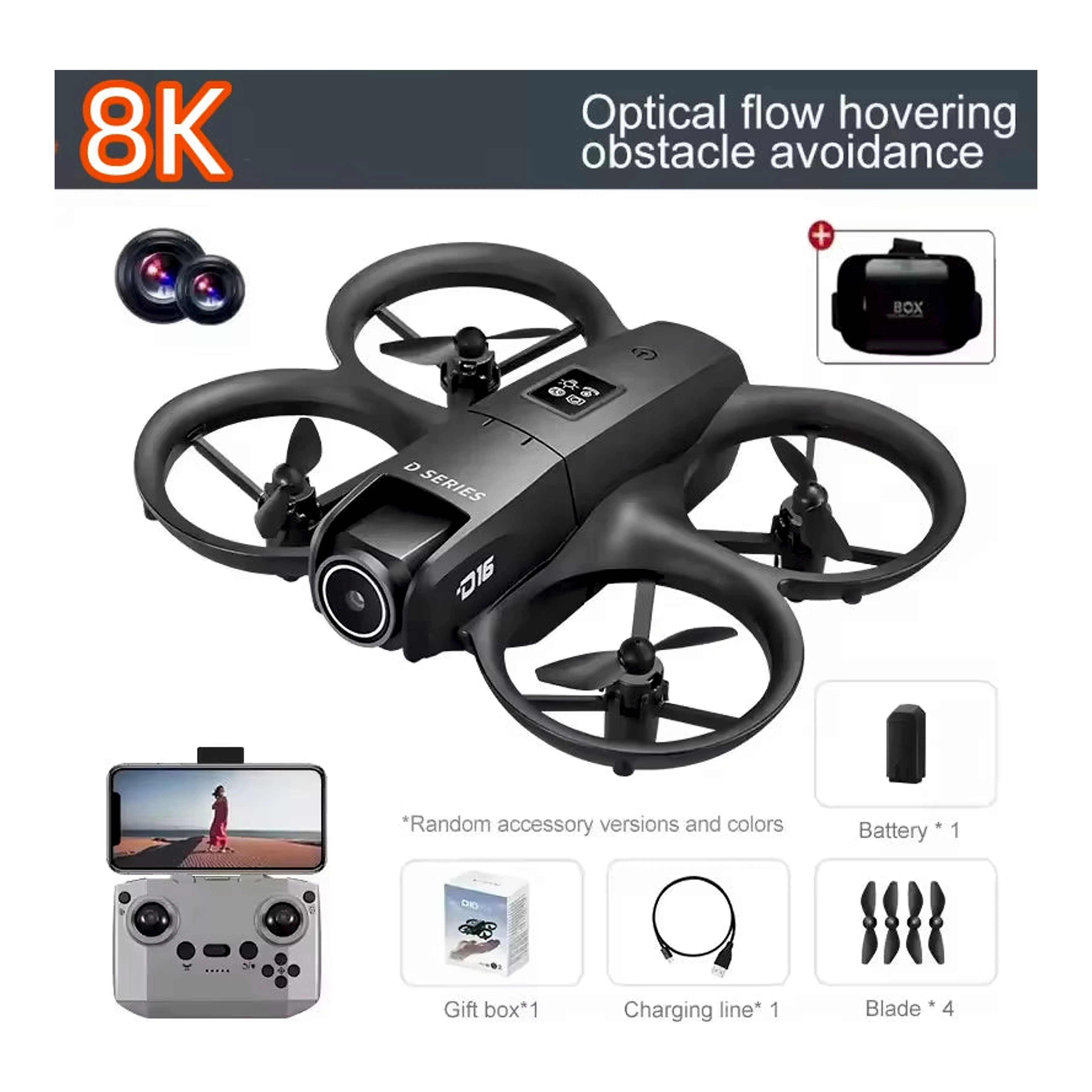 D16 Mini Drone 8K Dual Camera GPS import termékfotó Candyland Tata - 8. kép