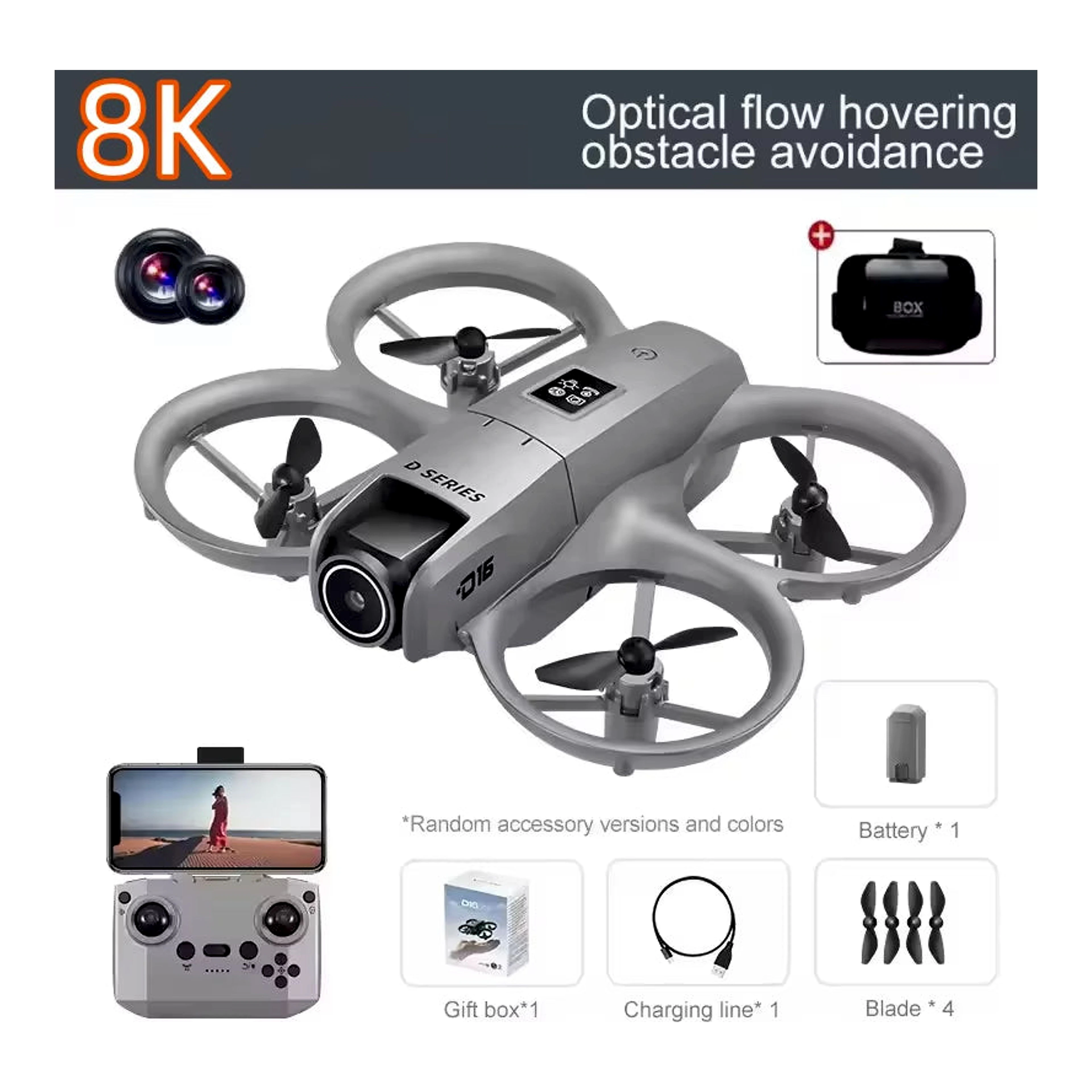 D16 Mini Drone 8K Dual Camera GPS import termékfotó Candyland Tata - 10. kép