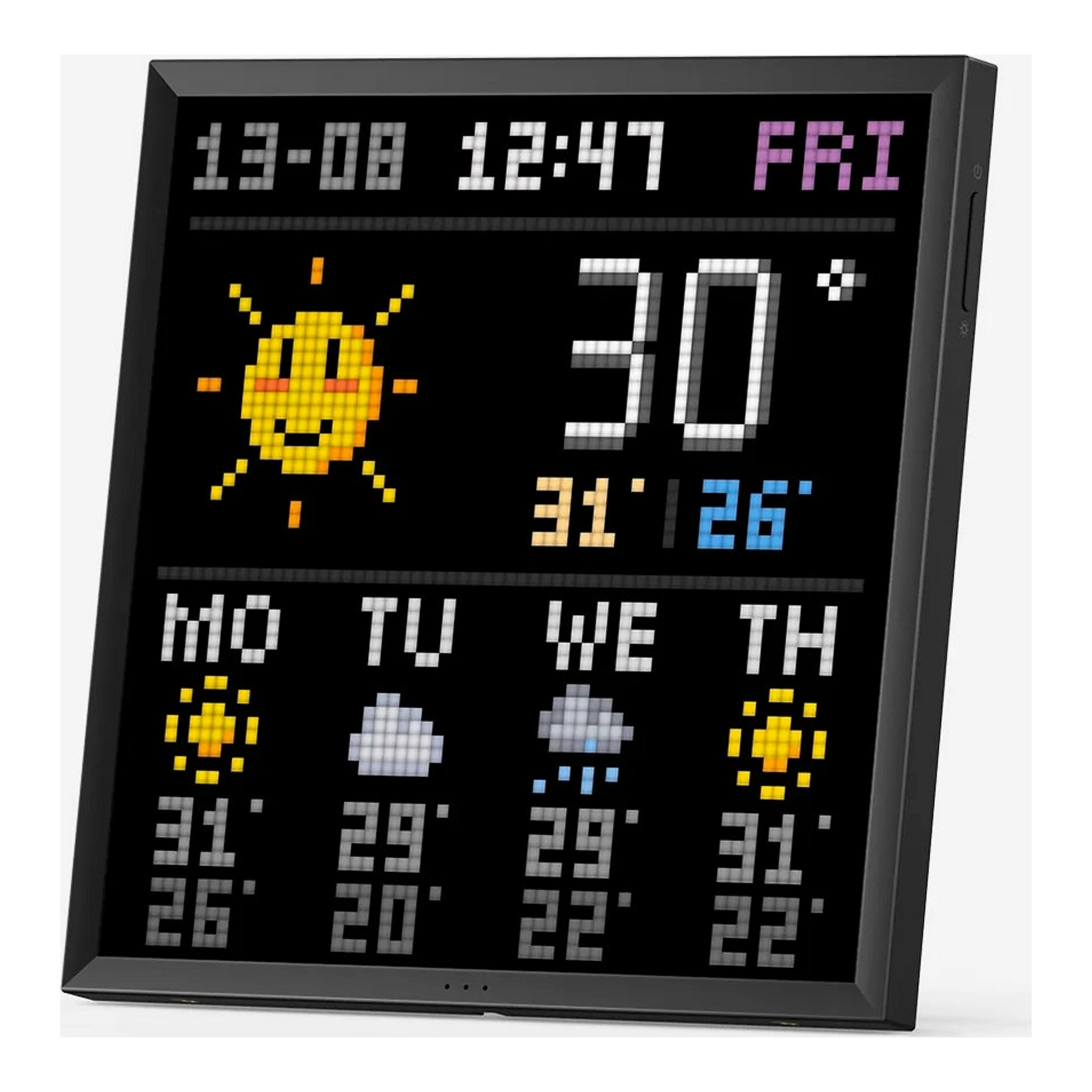 Divoom Pixoo64 pixel art LED kijelző import termékfotó Candyland Tata - 2. kép