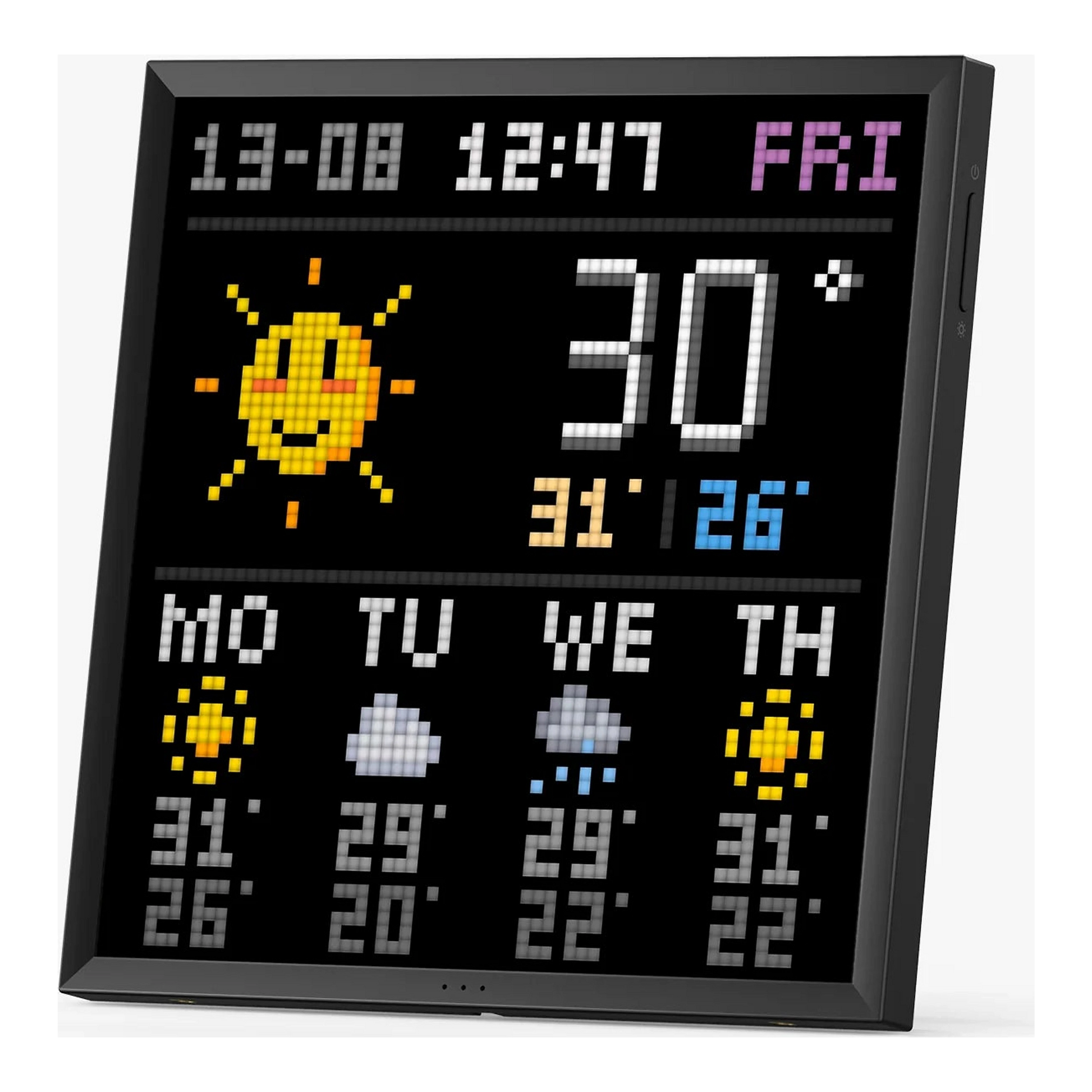 Divoom Pixoo64 pixel art LED kijelző import termékfotó Candyland Tata - 3. kép