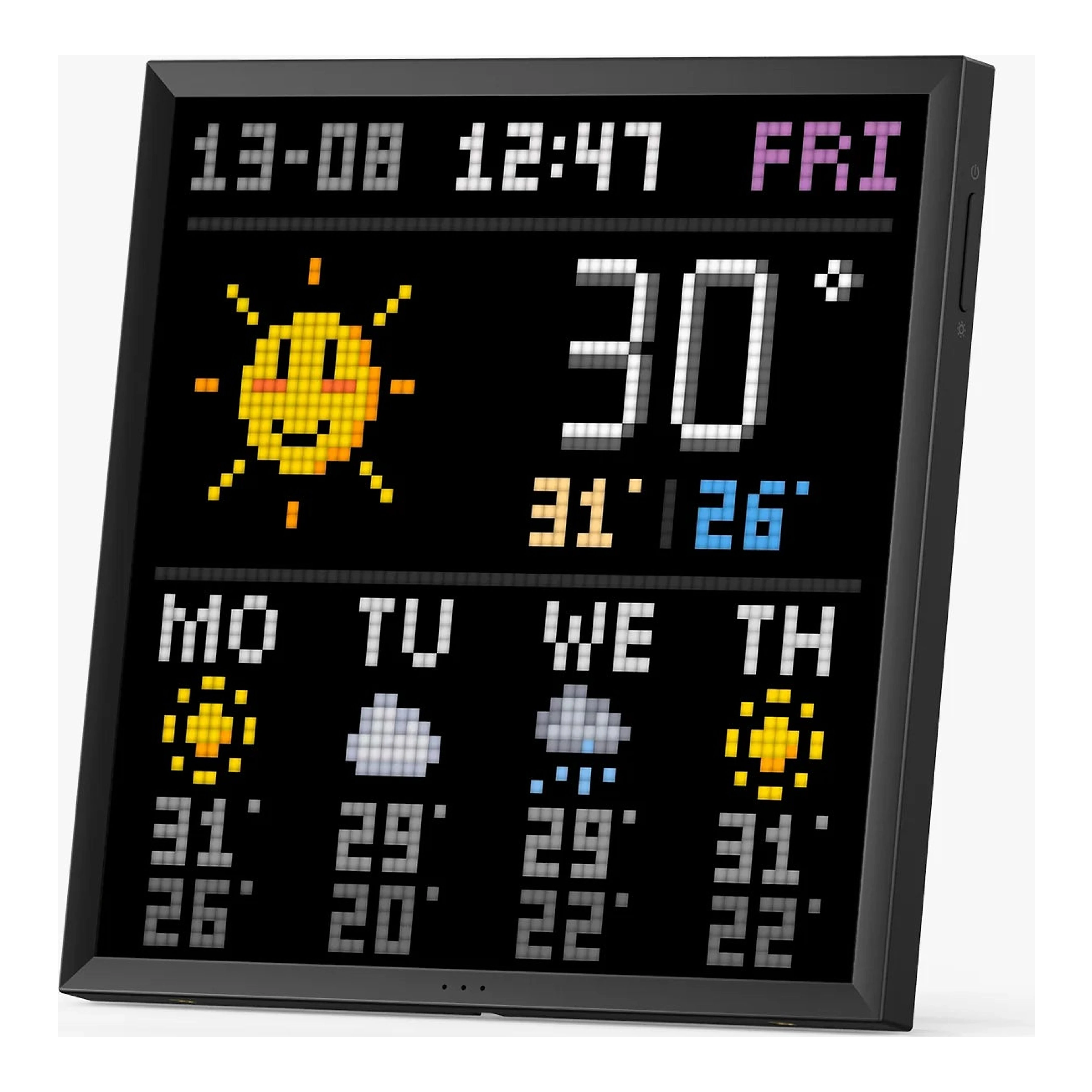 Divoom Pixoo64 pixel art LED kijelző import termékfotó Candyland Tata - 3. kép