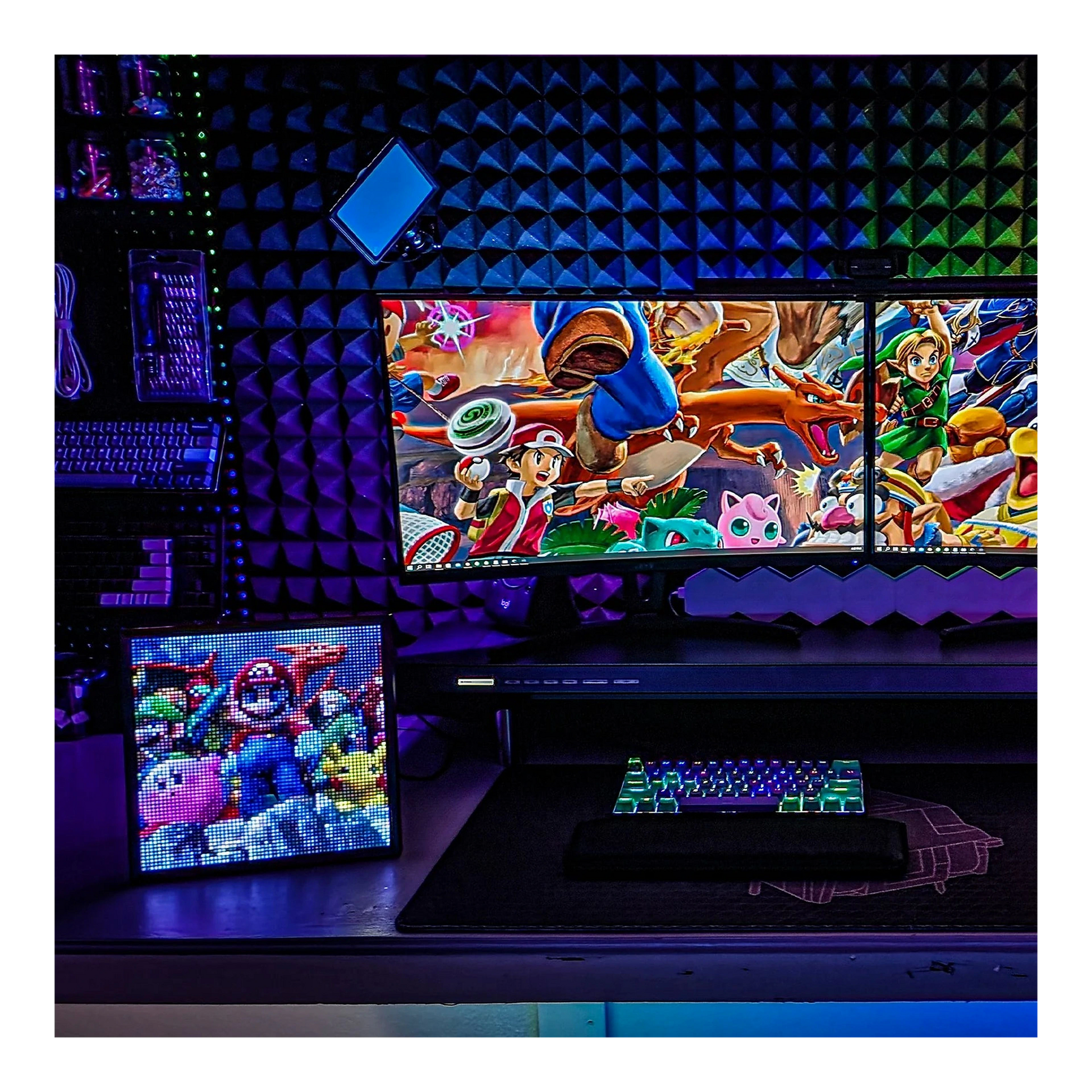 Divoom Pixoo64 pixel art LED kijelző import termékfotó Candyland Tata - 18. kép