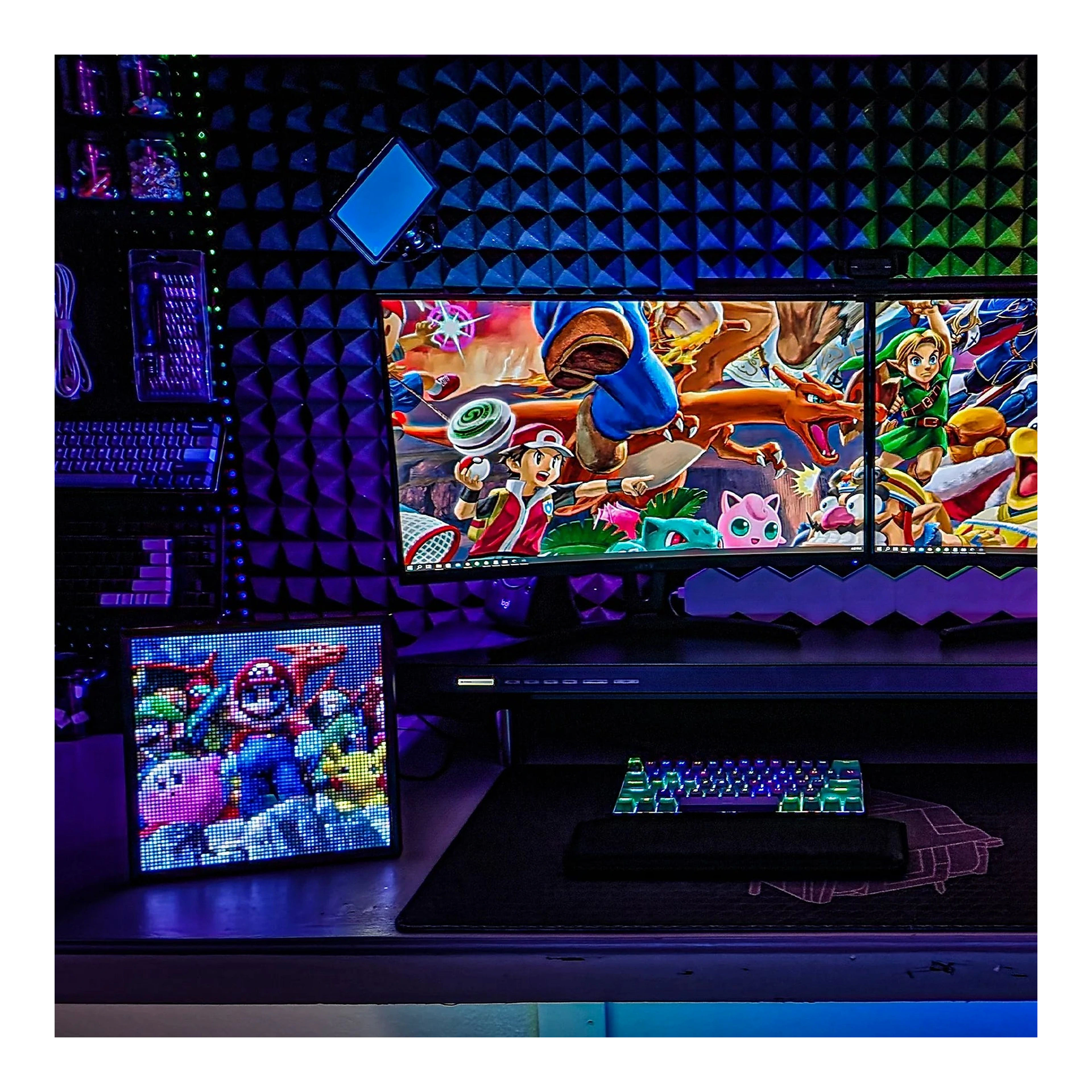 Divoom Pixoo64 pixel art LED kijelző import termékfotó Candyland Tata - 18. kép
