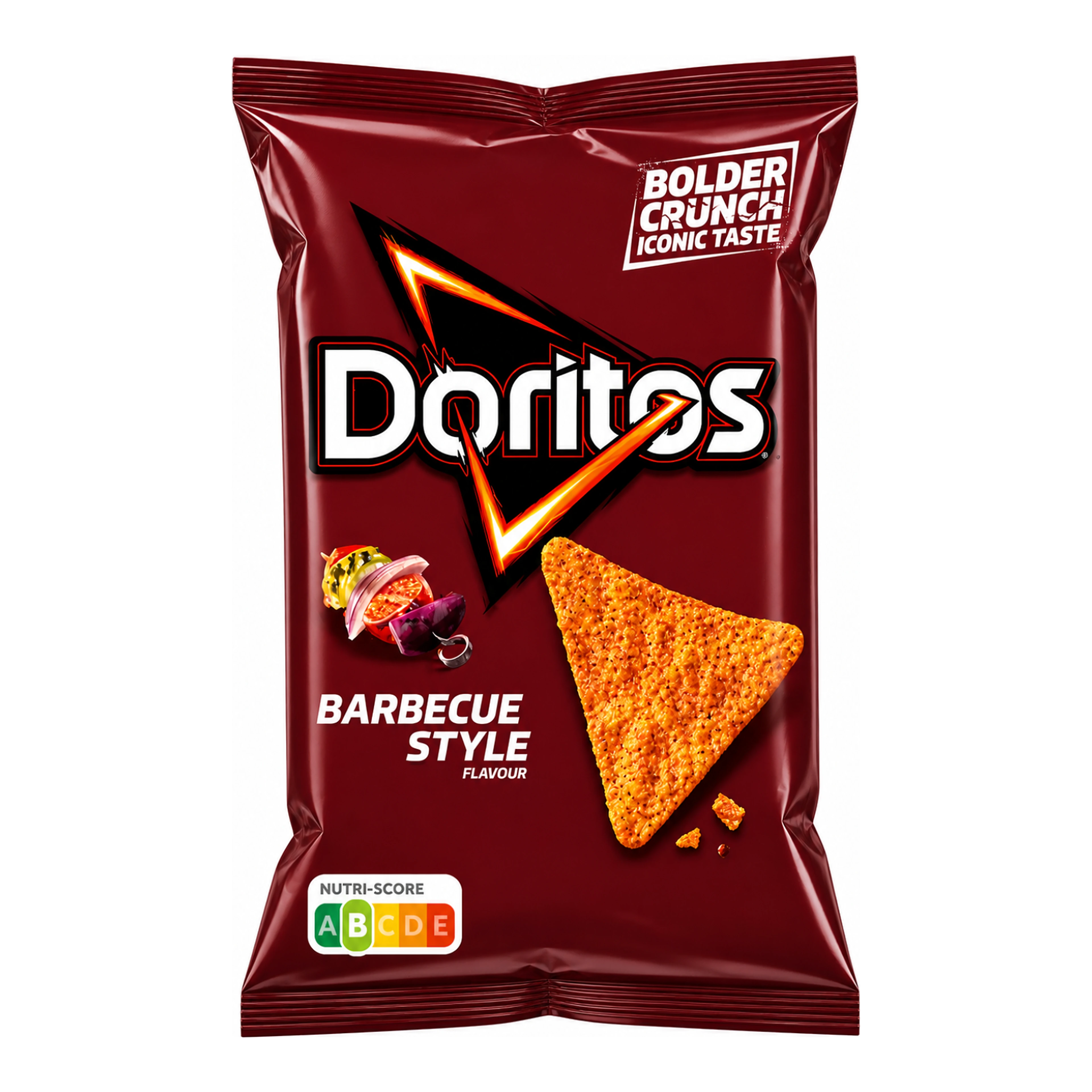 Doritos Barbecue Style - Füstös BBQ tortilla chips import termékfotó Candyland Tata