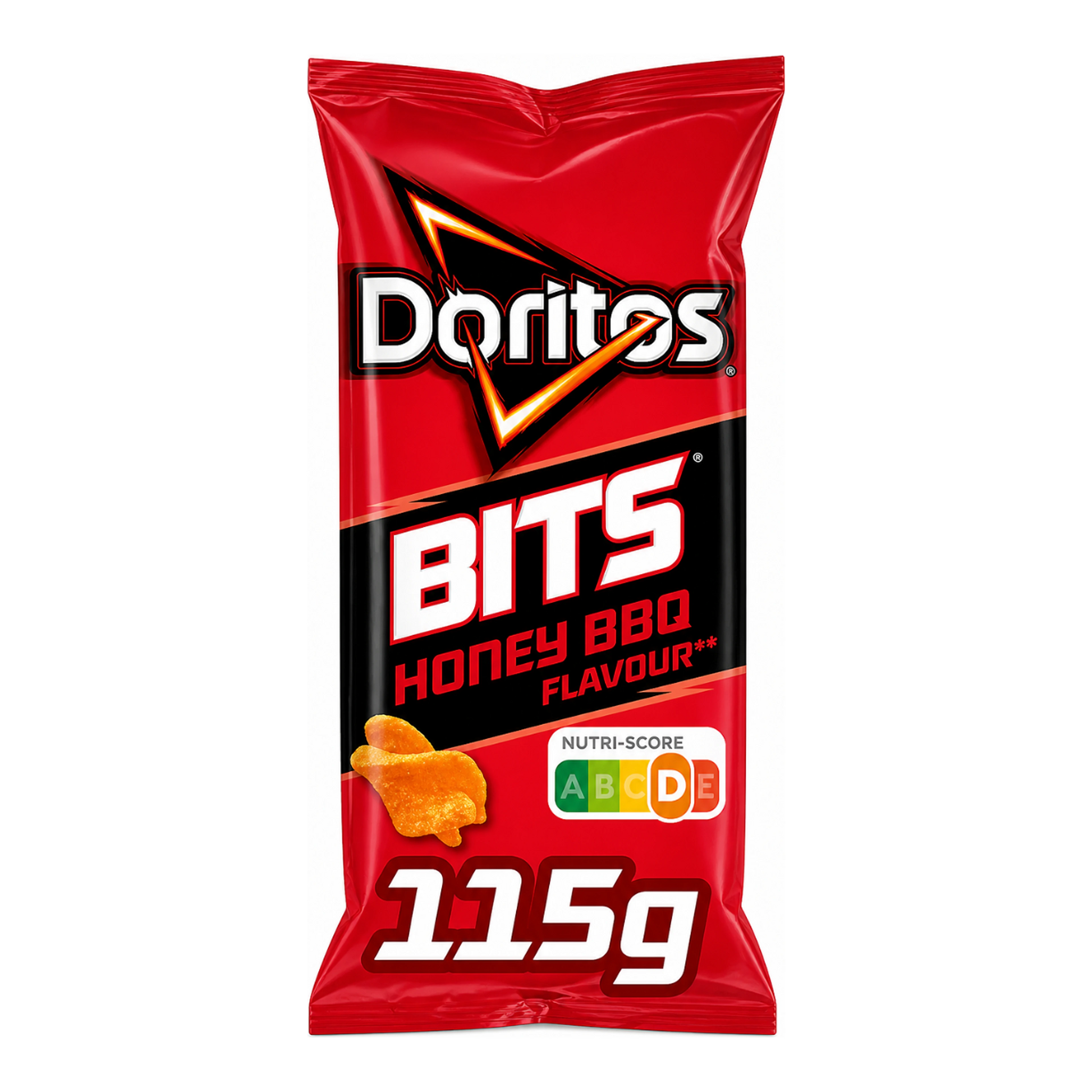Doritos Bits Honey BBQ 115 g - Édes-füstös BBQ ízű mini chips import termékfotó Candyland Tata