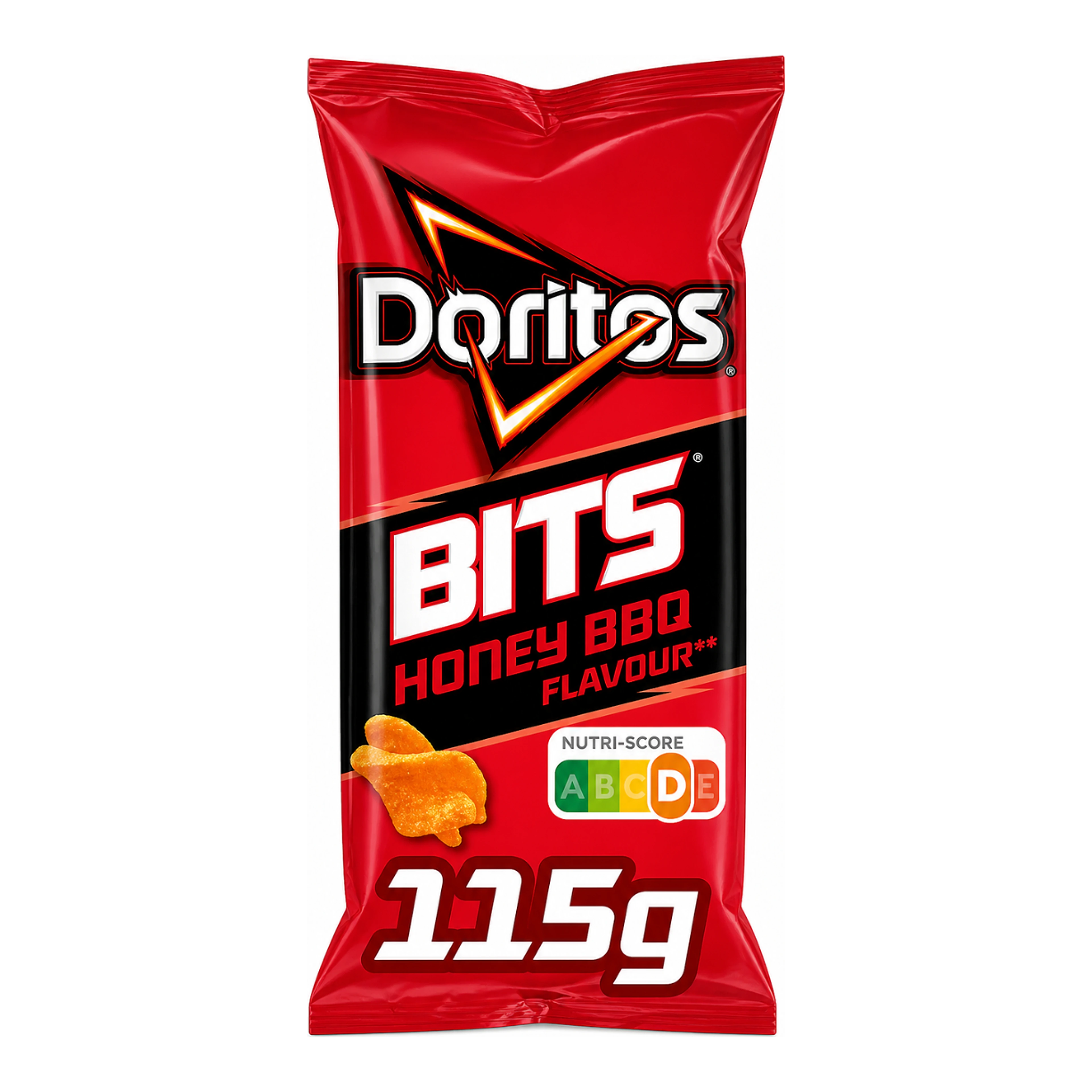 Doritos Bits Honey BBQ 115 g - Édes-füstös BBQ ízű mini chips import termékfotó Candyland Tata