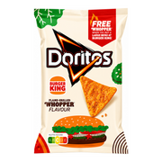 Doritos Burger King Whopper Flavour - Flame-Grilled burger ízű tortilla chips import termékfotó Candyland Tata