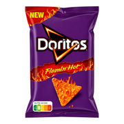 Doritos Flamin’ Hot 160 g - Extra csípős tortilla chips (tüzes ízélmény) import termékfotó Candyland Tata