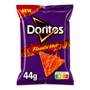 Doritos Flamin’ Hot 44 g - Extra csípős tortilla chips import termékfotó Candyland Tata