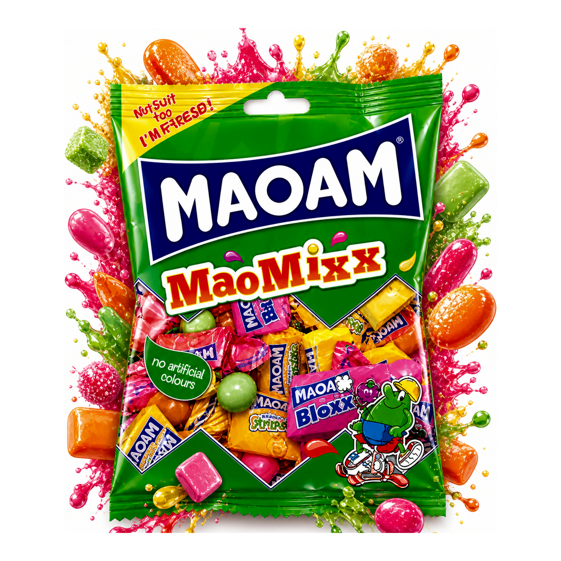 Haribo Maoam MaoMixx 70 g - Gyümölcsös rágós cukorka válogatás import termékfotó Candyland Tata - 2. kép