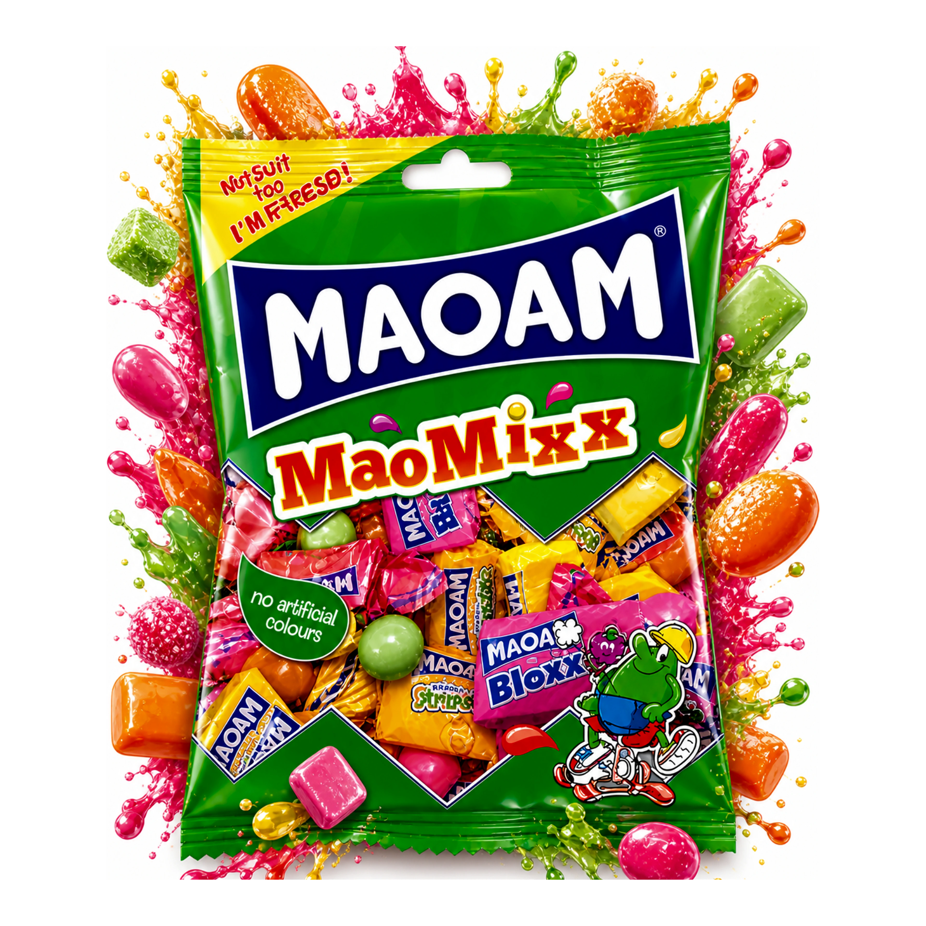 Haribo Maoam MaoMixx 70 g - Gyümölcsös rágós cukorka válogatás import termékfotó Candyland Tata - 2. kép